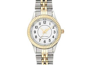 Amazon Essentials Montre-bracelet bicolore facile à lire