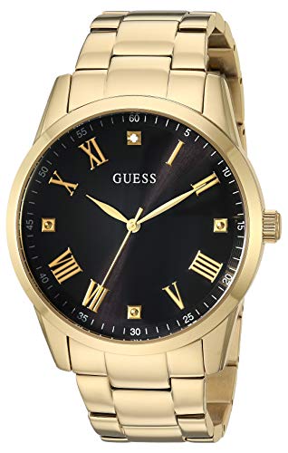 Montre-bracelet GUESS en acier inoxydable doré avec Montre-bracelet GUESS en acier inoxydable doré avec