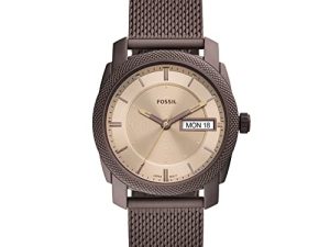 Fossil Machine Montre à quartz en acier