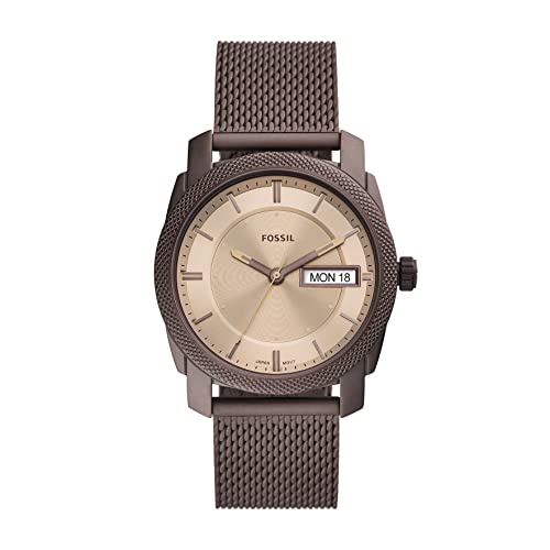 Fossil Machine Montre à quartz en acier Fossil Machine Montre à quartz en acier
