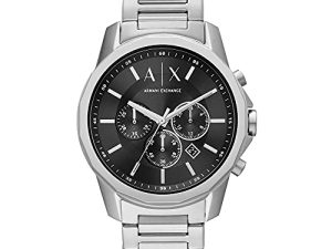 Armani Exchange Montre habillée chronographe en acier