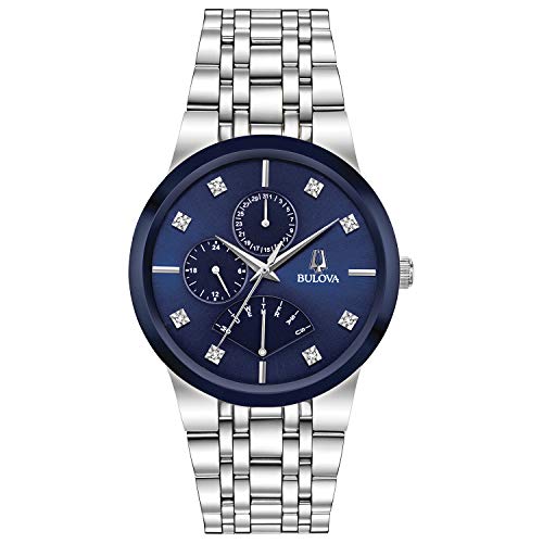 Bulova Montre à quartz multifonction moderne en Bulova Montre à quartz multifonction moderne en