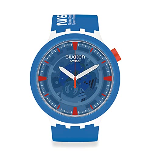 Swatch Jumpsuit Quartz Cadran Bleu Montre Homme Swatch Jumpsuit Quartz Cadran Bleu Montre Homme