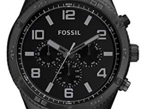 Montre Brox multifonction en acier inoxydable noir