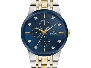 Bulova Montre à quartz multifonction moderne en