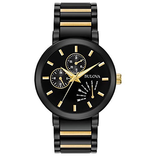 Bulova Montre multifonction moderne en acier inoxydable Bulova Montre multifonction moderne en acier inoxydable