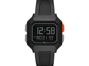 PUMA Montre Remix en acier inoxydable pour