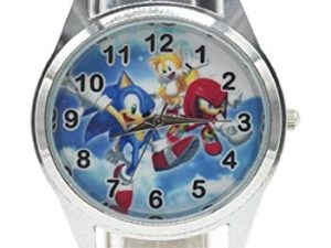 Montre-bracelet Sonic & Friends en cuir véritable