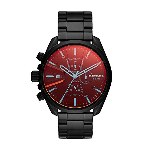 Diesel MS9 Montre à quartz en acier Diesel MS9 Montre à quartz en acier