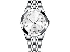Montre décontractée en acier inoxydable pour femme