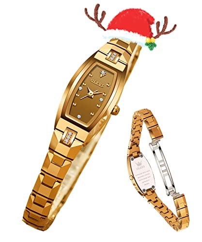 OLEVS Montre Femme Or Rose Élégant Mince OLEVS Montre Femme Or Rose Élégant Mince