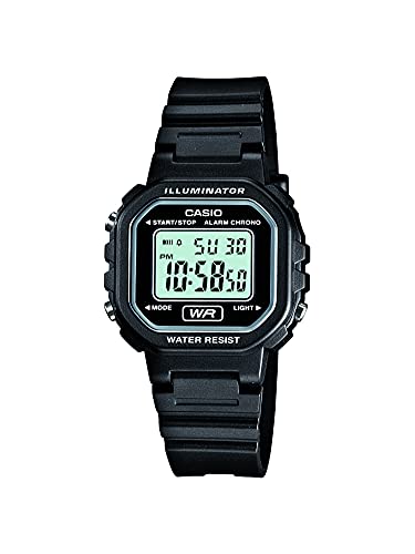 Casio Montre numérique classique en résine noire Casio Montre numérique classique en résine noire