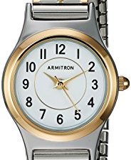 Armitron 75/5420WTTT Montre à bracelet extensible bicolore