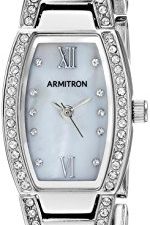 Armitron 75/3531MPSV Montre-bracelet avec cristaux véritables pour