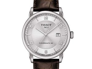 Tissot Montre habillée de luxe en acier