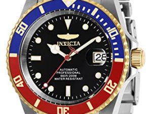 Invicta Pro Montre automatique en acier inoxydable