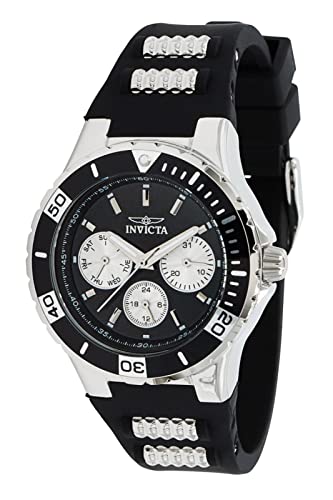 Invicta Aviator Quartz Cadran Noir Montre Femme Invicta Aviator Quartz Cadran Noir Montre Femme