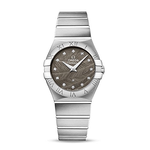 Omega Constellation Quartz Mouvement Cadran Gris Montre Omega Constellation Quartz Mouvement Cadran Gris Montre