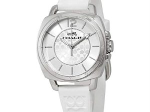 Coach Femme 14503146 Mini Boyfriend Signature Blanc