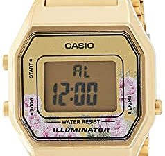Casio LA680WGA-4C Montre numérique vintage pour femme