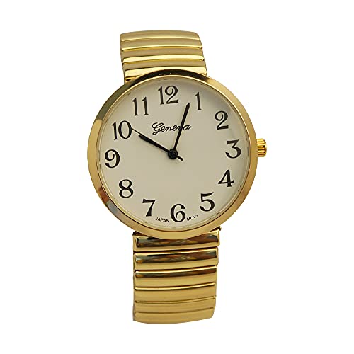 Montre Geneva Super Large Stretch Chiffre Clair Montre Geneva Super Large Stretch Chiffre Clair