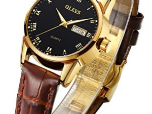 Olevs Montre habillée pour femme avec bracelet