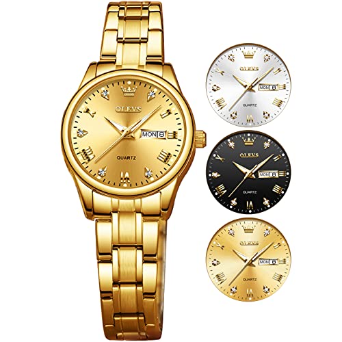 OLEVS Montres en Or pour Femme Montres OLEVS Montres en Or pour Femme Montres