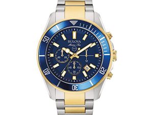 Bulova Marine Star Chronograph Montre en acier