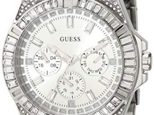 Montre GUESS 44 mm ornée de cristaux