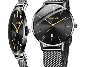 OLEVS Montre pour Femme Robe de Luxe