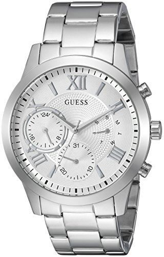 GUESS Montre-bracelet classique en acier inoxydable avec GUESS Montre-bracelet classique en acier inoxydable avec