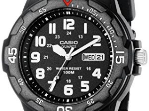 Casio EAW-MRW-200H-1BV Montre de plongée en résine