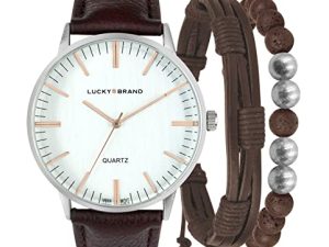 Lucky Brand Montre pour Hommes Mode Minimaliste