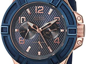 Montre de sport en silicone GUESS 45MM
