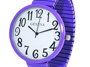 Geneva Super Large Stretch Watch Clear Number