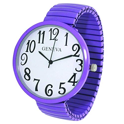 Geneva Super Large Stretch Watch Clear Number Geneva Super Large Stretch Watch Clear Number