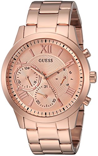 Montre GUESS Classic Rose Gold-Tone Bracelet en Montre GUESS Classic Rose Gold-Tone Bracelet en