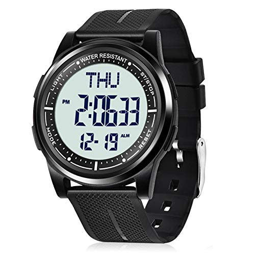 Beeasy Montre numérique étanche avec chronomètre Alarme Beeasy Montre numérique étanche avec chronomètre Alarme