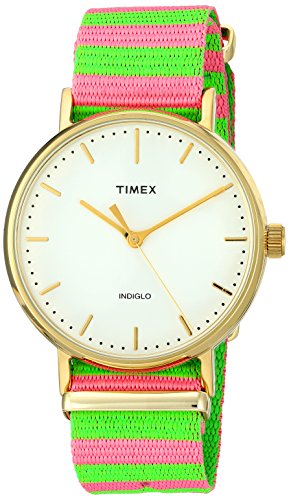 Timex Fairfield Montre à bracelet coulissant pour Timex Fairfield Montre à bracelet coulissant pour