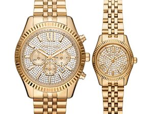 Montre Michael Kors Lexington chronographe en acier