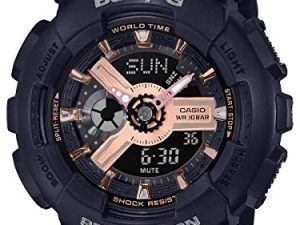 Montre Sport Ba110Rg-1A Montre Femme Noir 43.4Mm