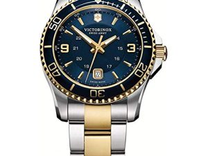 Grande montre Victorinox Maverick avec cadran bleu