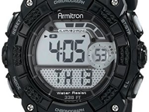 Montre numérique Armitron Sport pour homme 408209BLK
