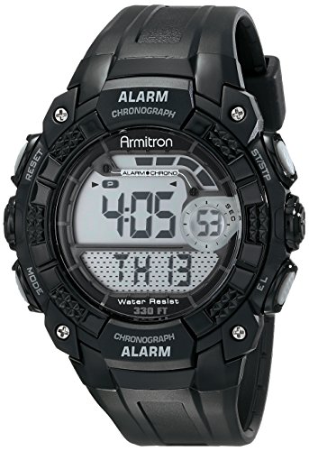 Montre numérique Armitron Sport pour homme 408209BLK Montre numérique Armitron Sport pour homme 408209BLK