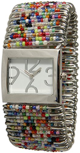 Montre épingles à nourrice avec perles et Montre épingles à nourrice avec perles et