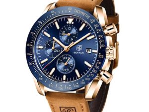 BENYAR Classique Mode Élégant Chronographe Montre Casual