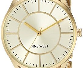 Nine West NW/1922 Montre-bracelet en maille pour