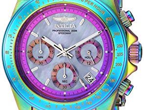 Invicta 23942 Speedway Montre à quartz multicolore