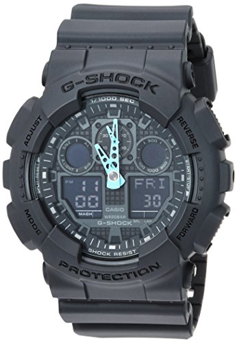 Casio G-Shock Montre analogique-numérique pour homme GA-100C-8ACR Casio G-Shock Montre analogique-numérique pour homme GA-100C-8ACR