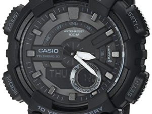 Casio pour homme AEQ-110W-1BVCF CLASSIC Affichage analogique-numérique
